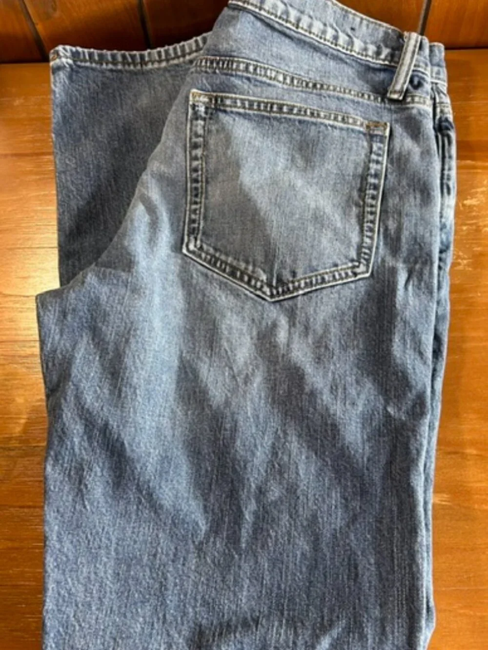 J.Crew Flex Jeans Mens Sz 32/32 Blue Medium Wash Straight Leg Casual Denim